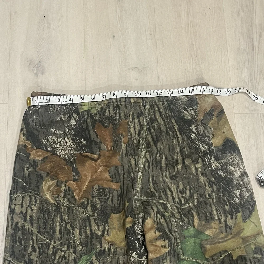 Vintage Jerzees Outdoors Realtree Camo Mossy Oak Cargo Sweatpants Baggy Size M